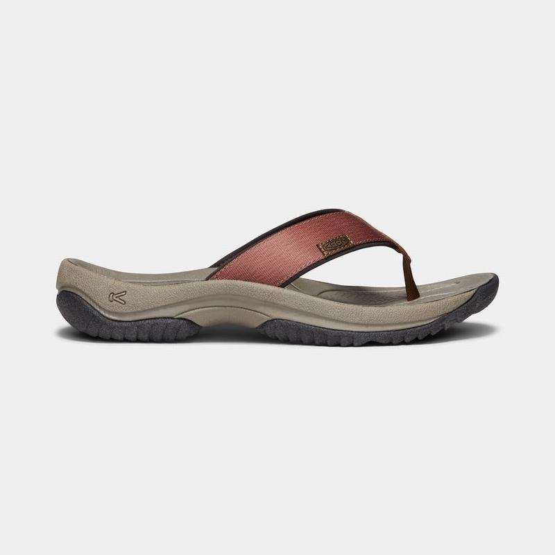 Keen Kona Flip II Mens Flip Flops Brown Factory Outlet NZ (8941-TDKUL)